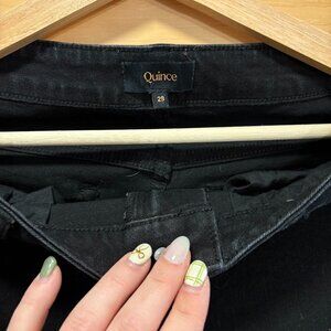 Quince Black Skinny Jeans – Size 29
